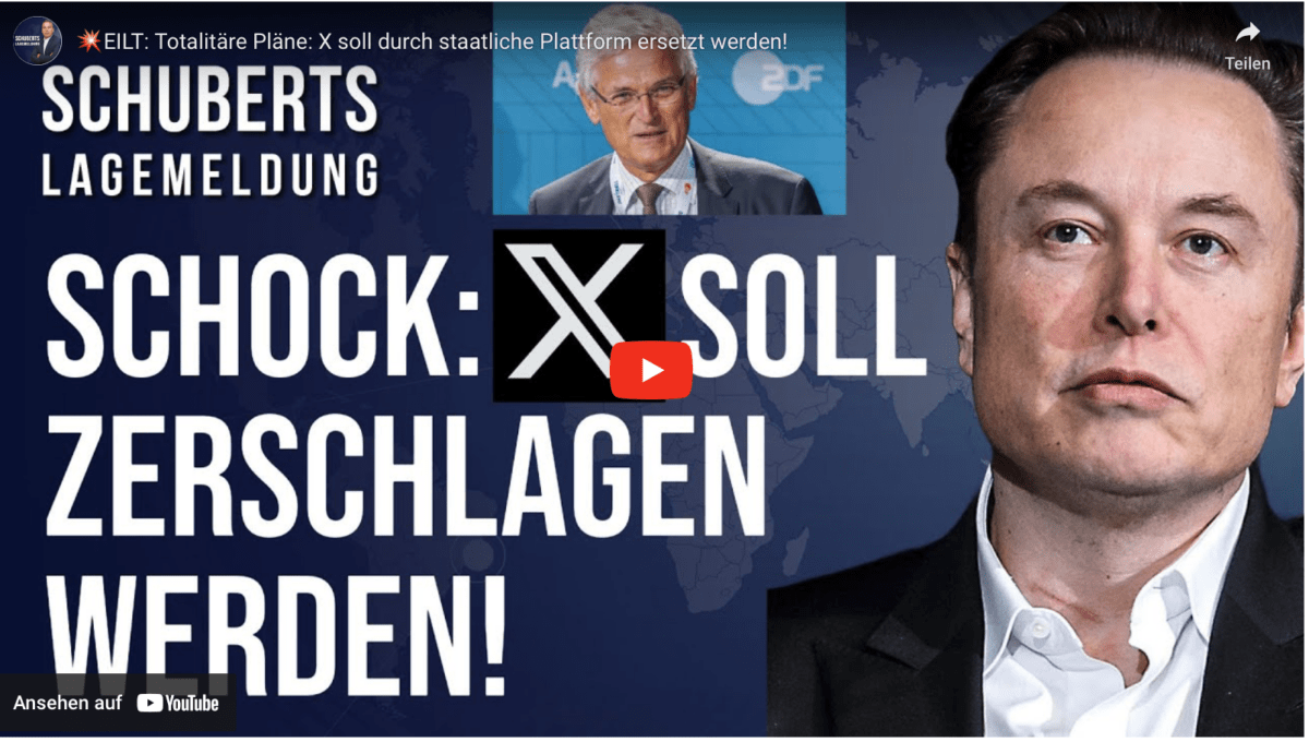 EILT: Totalitäre Pläne: X soll durch staatliche Plattform ersetzt werden!