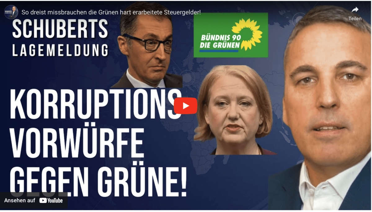 So dreist missbrauchen die Grünen hart erarbeitete Steuergelder!