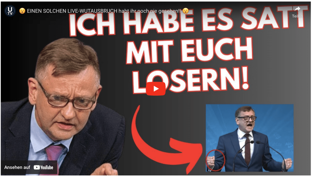 EINEN SOLCHEN LIVE-WUTAUSBRUCH habt ihr noch nie gesehen!! 