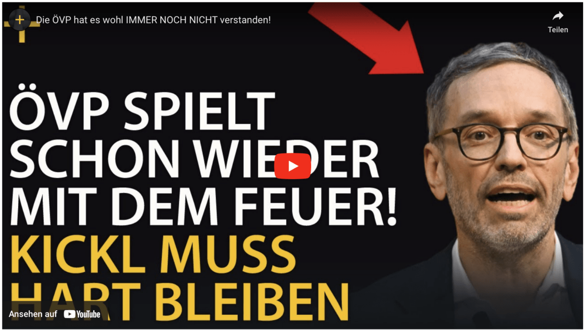 Die ÖVP hat es wohl IMMER NOCH NICHT verstanden!