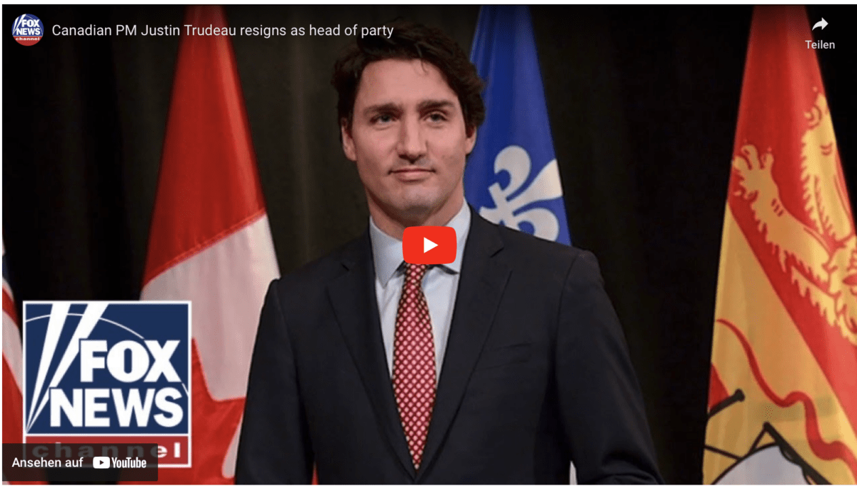 Kanadischer Präsident TRUDEAU IST endlich WEG!