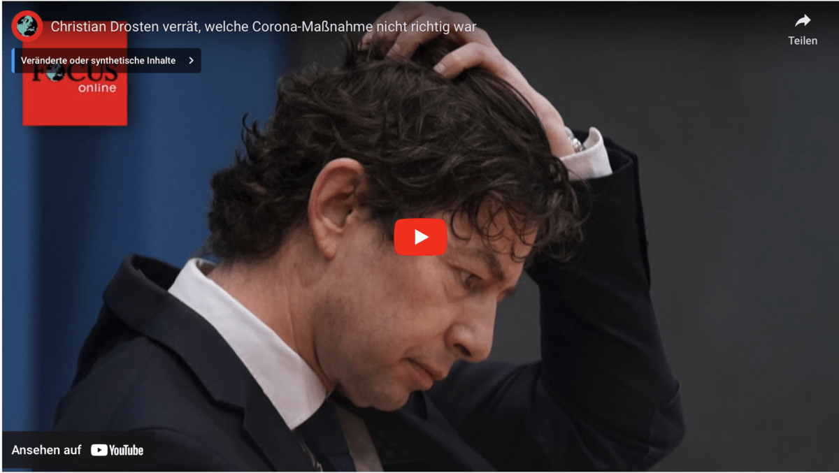 Christian Drosten verrät, welche Corona-Maßnahme nicht richtig war