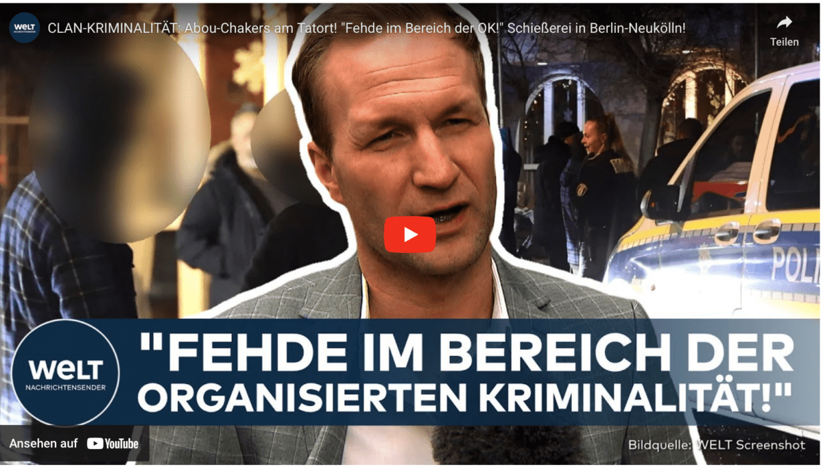 CLAN-KRIMINALITÄT: Abou-Chakers am Tatort! „Fehde im Bereich der OK!“ Schießerei in Berlin-Neukölln!