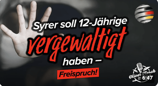 Gruppenvergewaltigung einer 12-Jährigen – Freispruch für Syrer (17)!