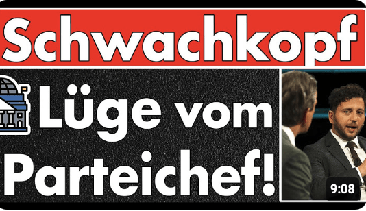 Schwachkopf-Lüge vom Grünen-Parteichef zur Habeck-Hausdurchsuchung! Markus Lanz widerspricht nicht!