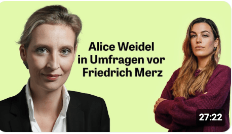 Alice Weidel wäre Kanzlerin bei Direktwahl: Was macht sie populär? Und: Die AfD im Wahlkampf