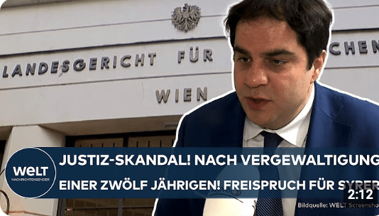 WIEN: Justiz-Skandal! Kritik an Freispruch für Syrer nach Vergewaltigung eines 12-jährigen Mädchens