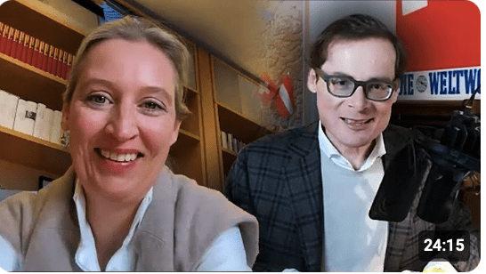 Man will die Deutschen ausplündern: AfD-Chefin Weidel über Elon Musk und den Zusammenbruch des Euro
