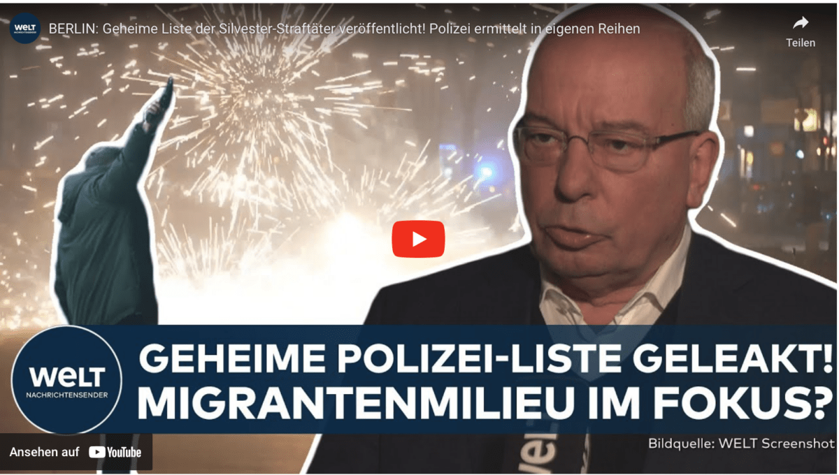 BERLIN: Geheime Liste der Silvester-Straftäter veröffentlicht! Polizei ermittelt in eigenen Reihen