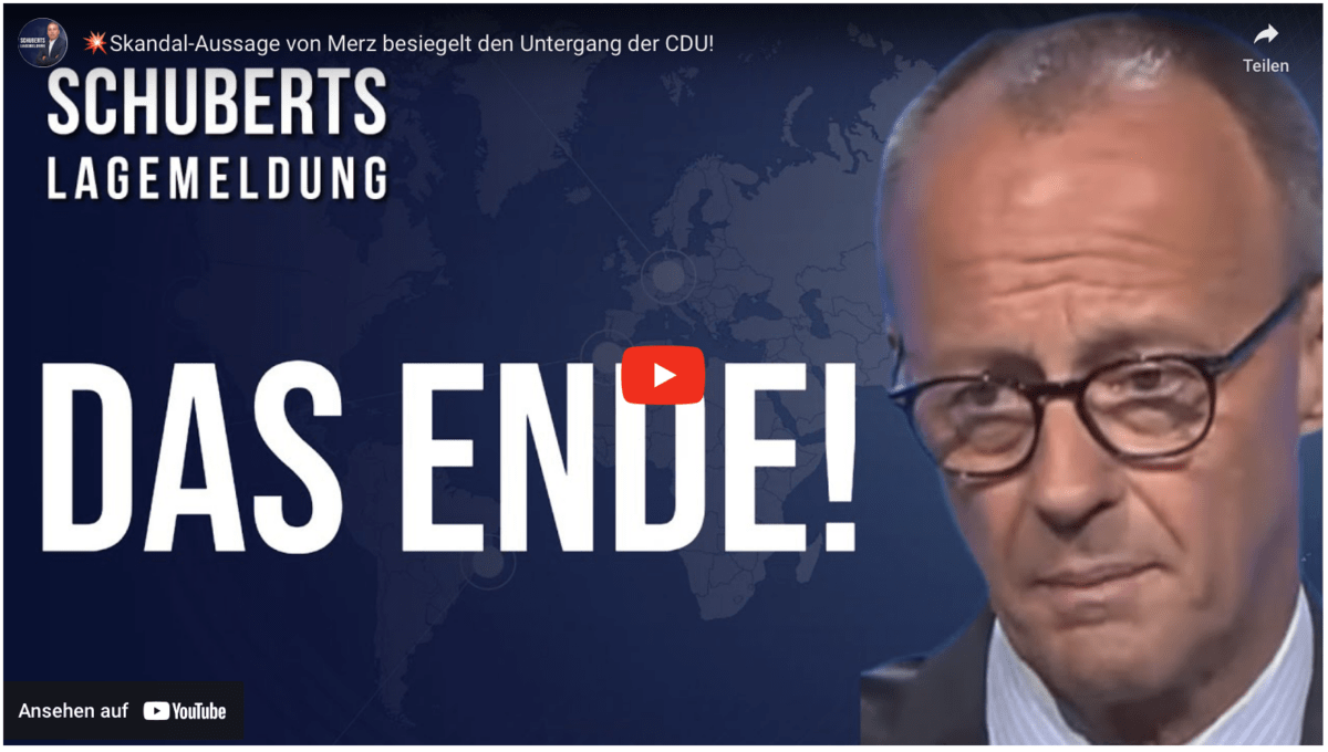 Skandal-Aussage von Merz besiegelt den Untergang der CDU!