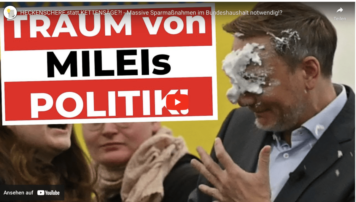 HECKENSCHERE statt KETTENSÄGE?! – Massive Sparmaßnahmen im Bundeshaushalt notwendig!?
