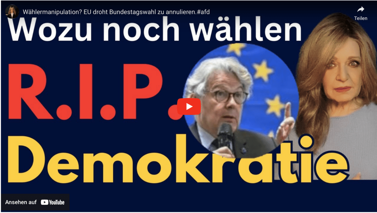 Wählermanipulation? EU droht Bundestagswahl zu annulieren.#afd