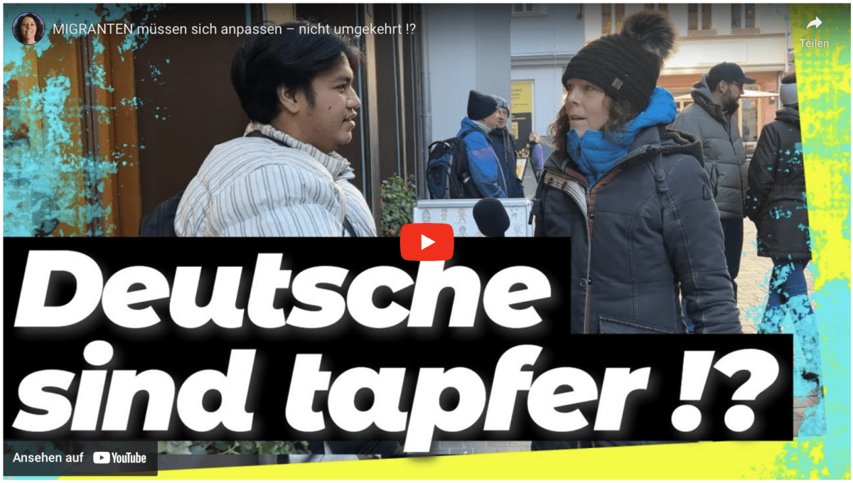 MIGRANTEN müssen sich anpassen – nicht umgekehrt !?