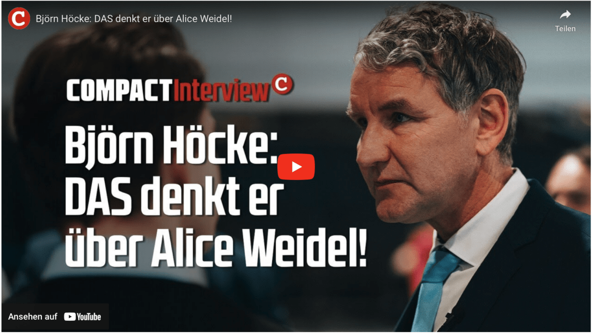 Björn Höcke: DAS denkt er über Alice Weidel!
