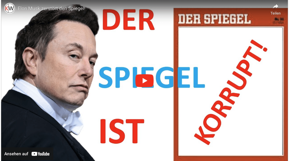 Elon Musk zerstört den Spiegel!