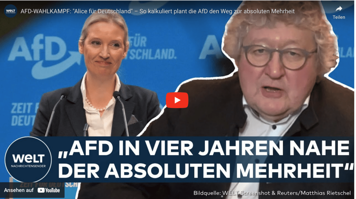 AFD-WAHLKAMPF: „Alice für Deutschland“ – So kalkuliert plant die AfD den Weg zur absoluten Mehrheit