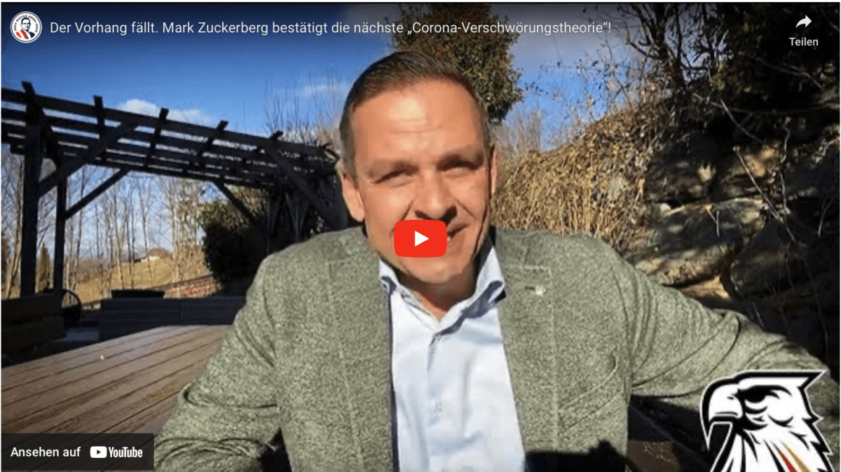 Der Vorhang fällt. Mark Zuckerberg bestätigt die nächste „Corona-Verschwörungstheorie“!