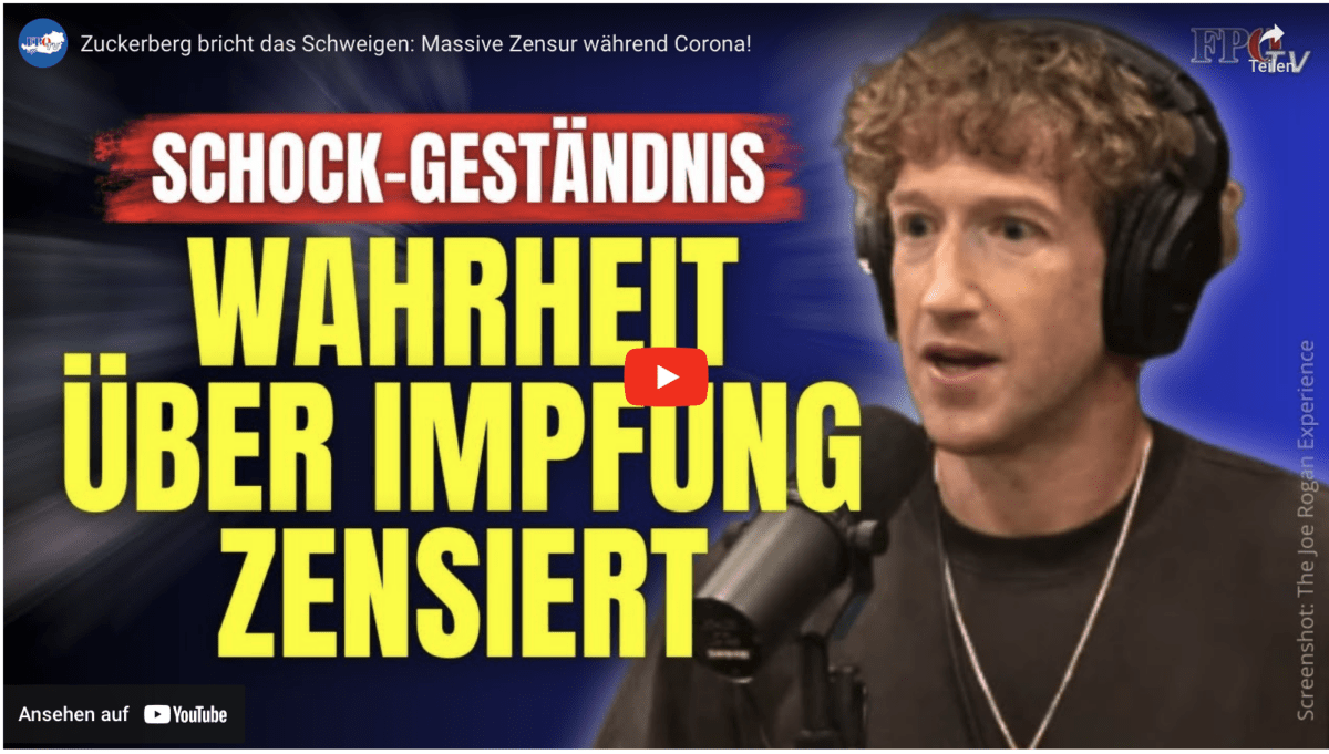 Zuckerberg bricht das Schweigen: Massive Zensur während Corona!