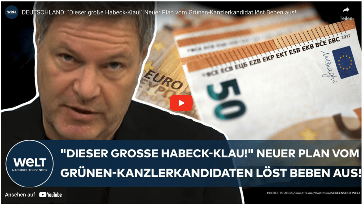 DEUTSCHLAND: „Dieser große Habeck-Klau!“ Neuer Plan vom Grünen-Kanzlerkandidat löst Beben aus!