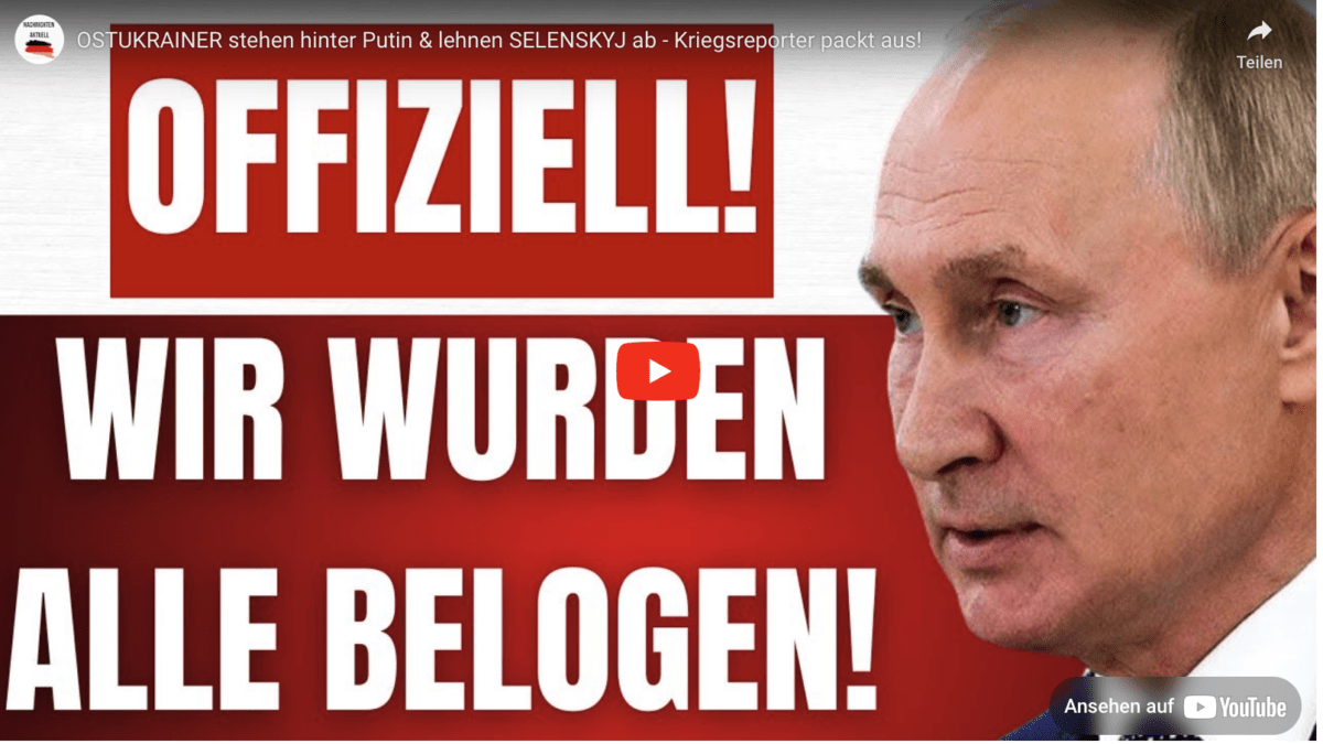 OSTUKRAINER stehen hinter Putin & lehnen SELENSKYJ ab – Kriegsreporter packt aus!