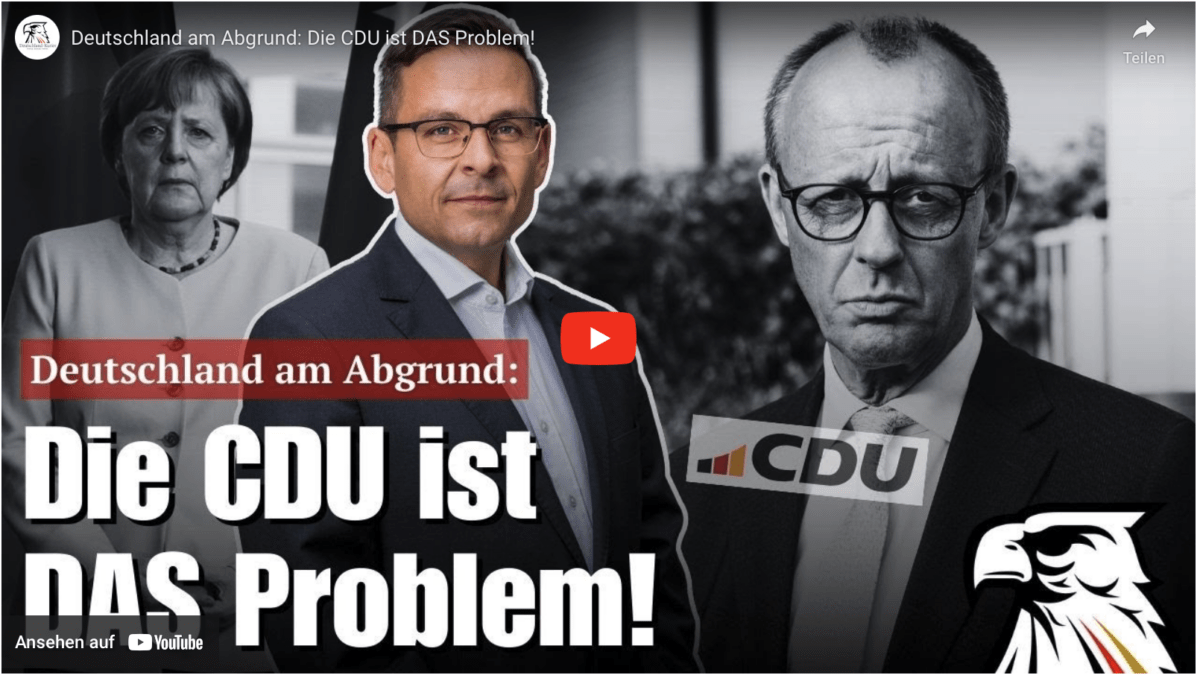 Deutschland am Abgrund: Die CDU ist DAS Problem!