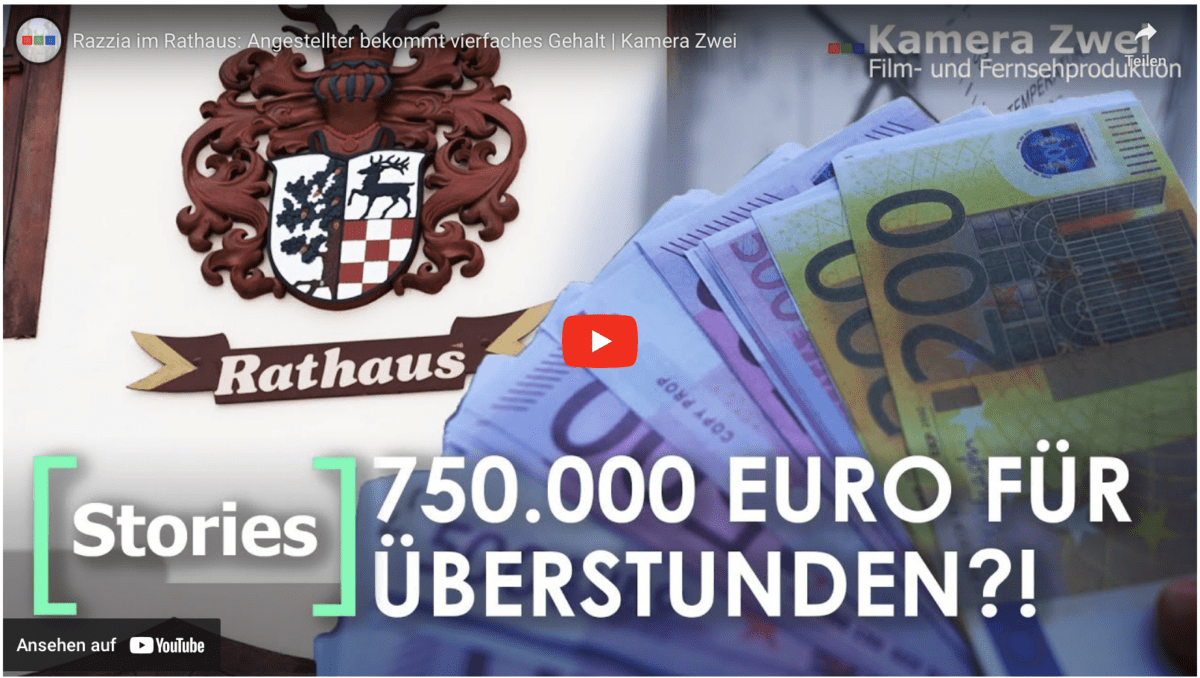Razzia im Rathaus: Angestellter bekommt vierfaches Gehalt | Kamera Zwei