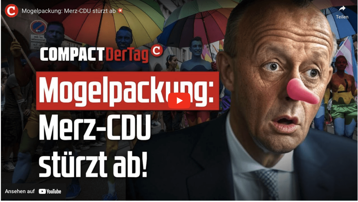 Mogelpackung: Merz-CDU stürzt ab