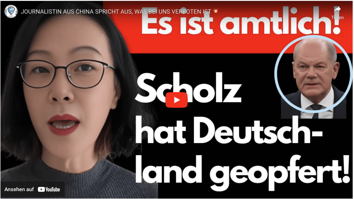 JOURNALISTIN AUS CHINA SPRICHT AUS, WAS BEI UNS VERBOTEN IST
