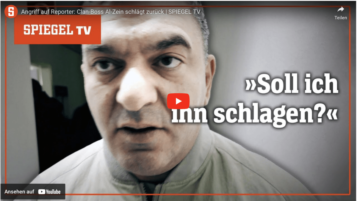 Angriff auf Reporter: Clan-Boss Al-Zein schlägt zurück | SPIEGEL TV