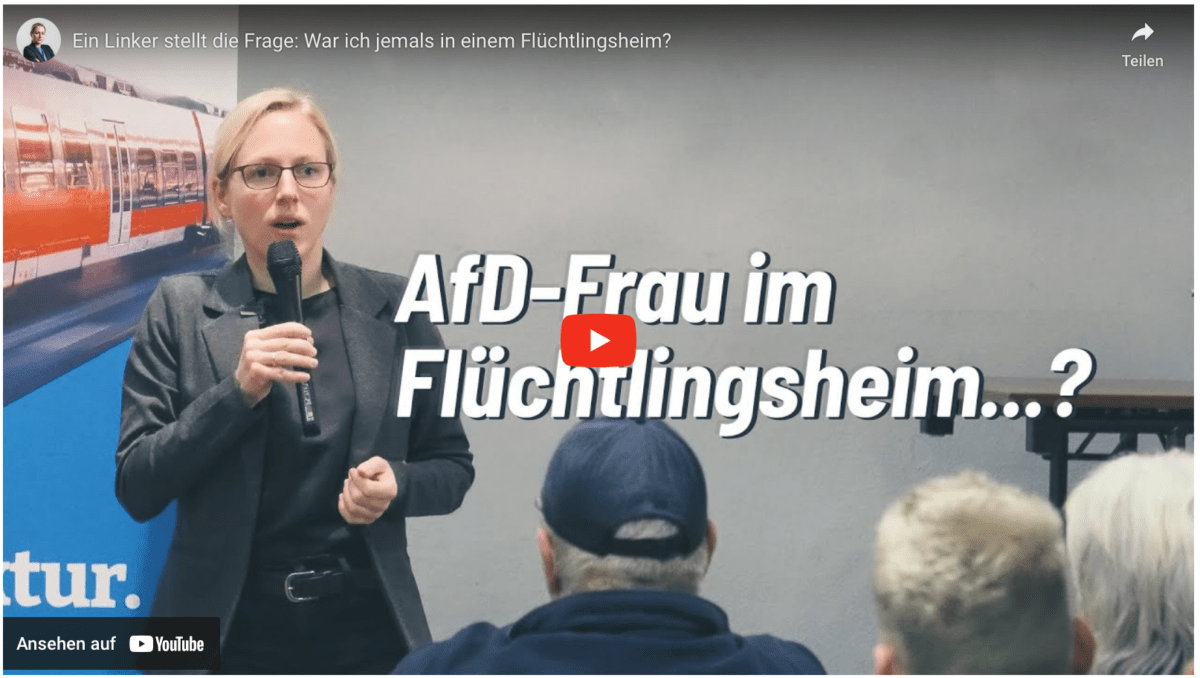 Ein Linker stellt die Frage: War ich jemals in einem Flüchtlingsheim?