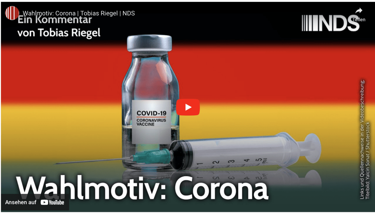 Wahlmotiv: Corona | Tobias Riegel | NDS