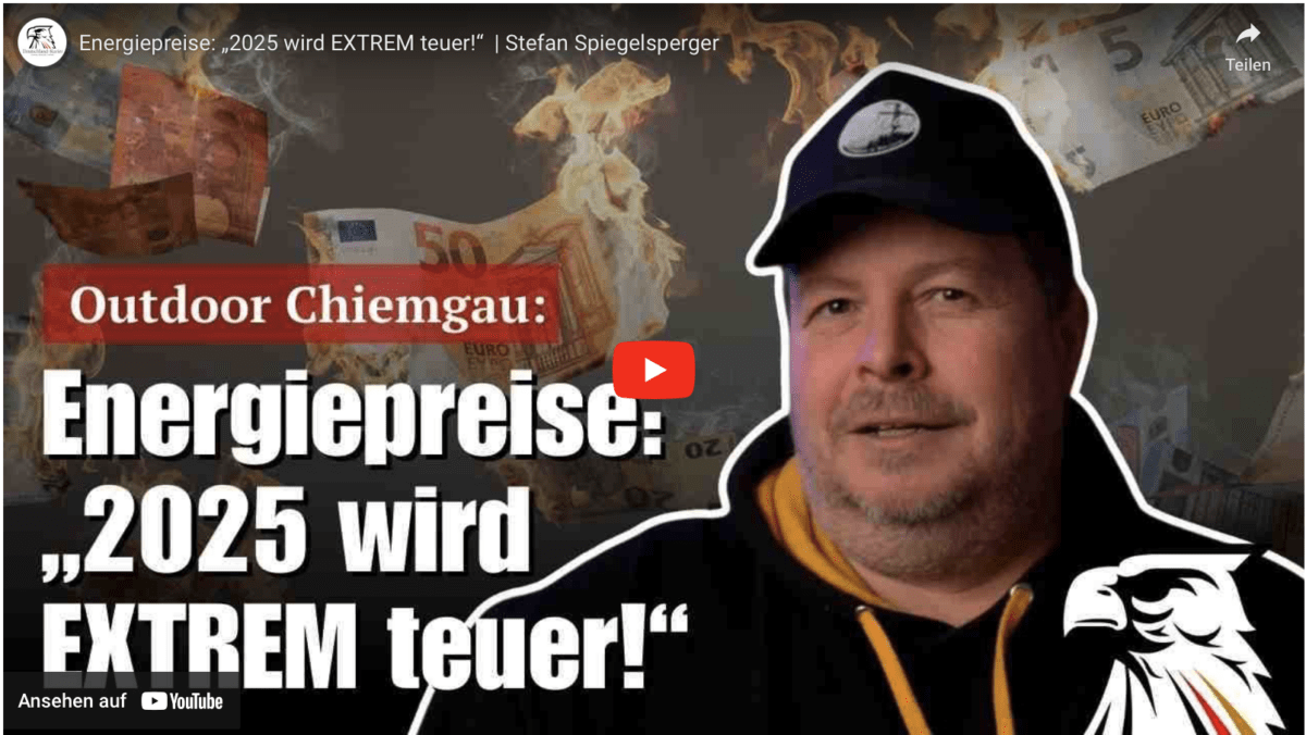 Energiepreise: „2025 wird EXTREM teuer!“  | Stefan Spiegelsperger
