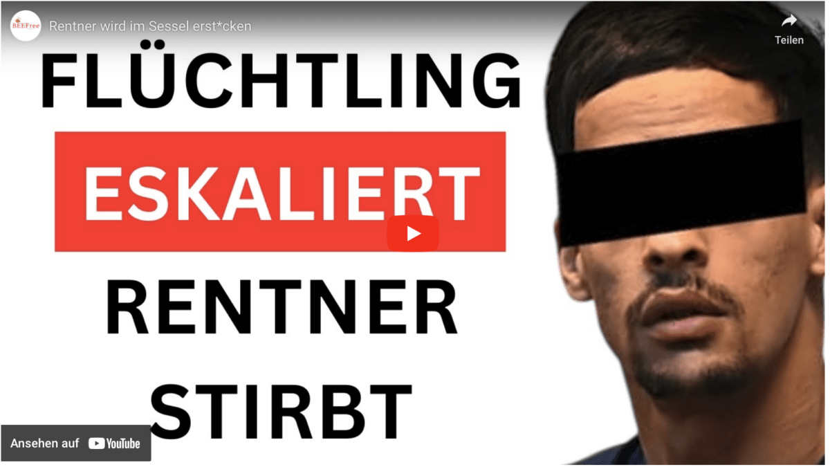 Rentner wird im Sessel ersticken!