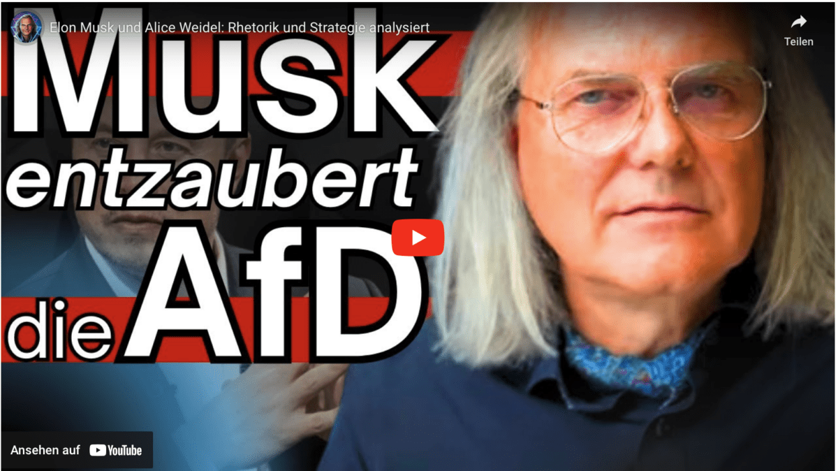 Elon Musk und Alice Weidel: Rhetorik und Strategie analysiert