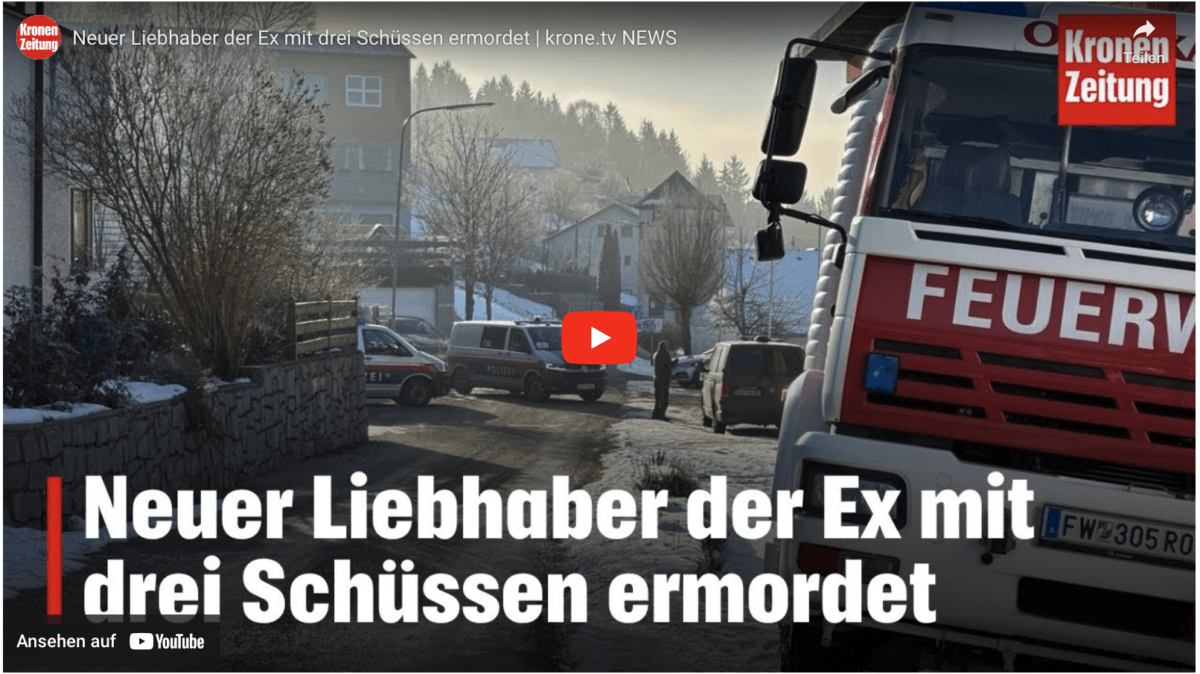 Neuer Liebhaber der Ex mit drei Schüssen ermordet | krone.tv NEWS