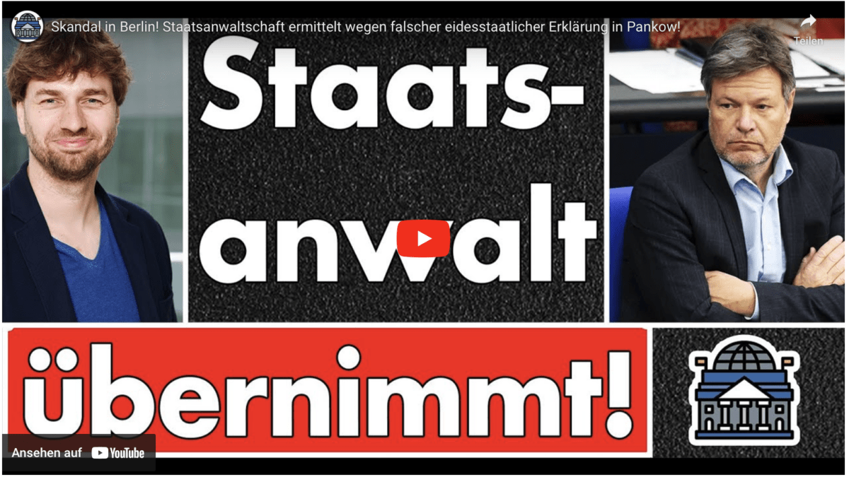 Skandal in Berlin! Staatsanwaltschaft ermittelt wegen falscher eidesstaatlicher Erklärung in Pankow!
