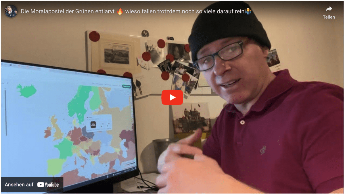 Die Moralapostel der Grünen entlarvt  wieso fallen trotzdem noch so viele darauf rein