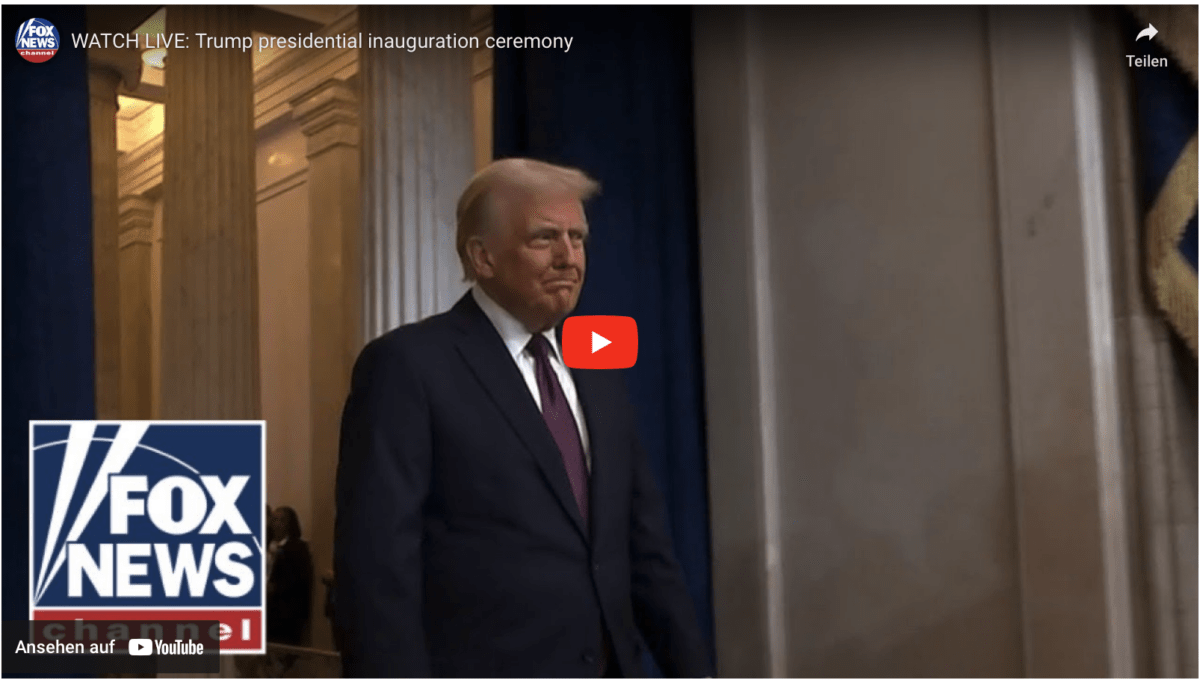 WATCH LIVE: Trump presidential inauguration ceremony