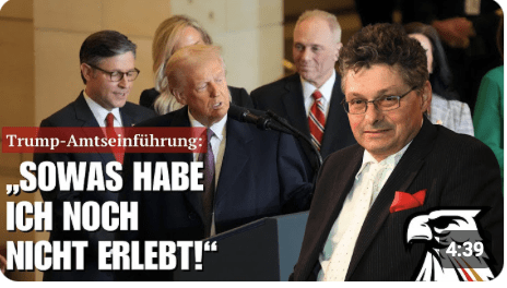 Trump-Amtseinführung: „SOWAS HABE ICH NOCH NICHT ERLEBT!“ | Matthias Matussek