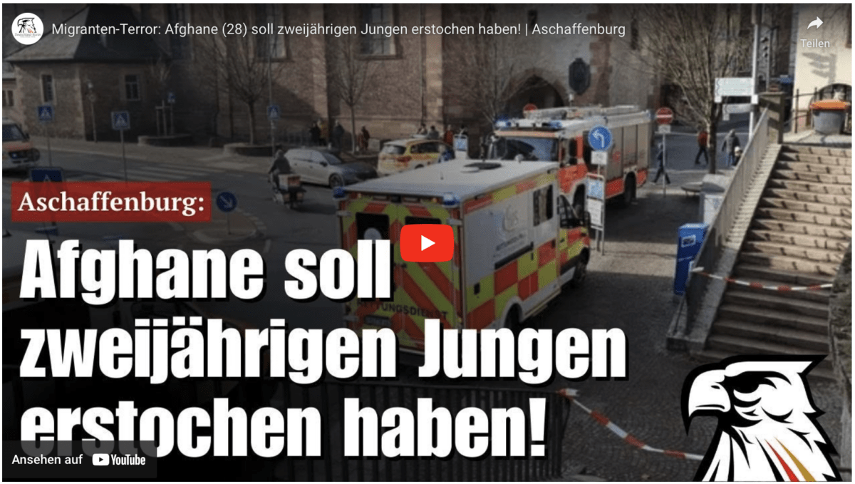 Migranten-Terror: Afghane (28) soll zweijährigen Jungen erstochen haben! | Aschaffenburg