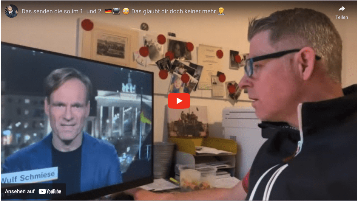Das senden die so im 1. und 2. Das glaubt dir doch keiner mehr