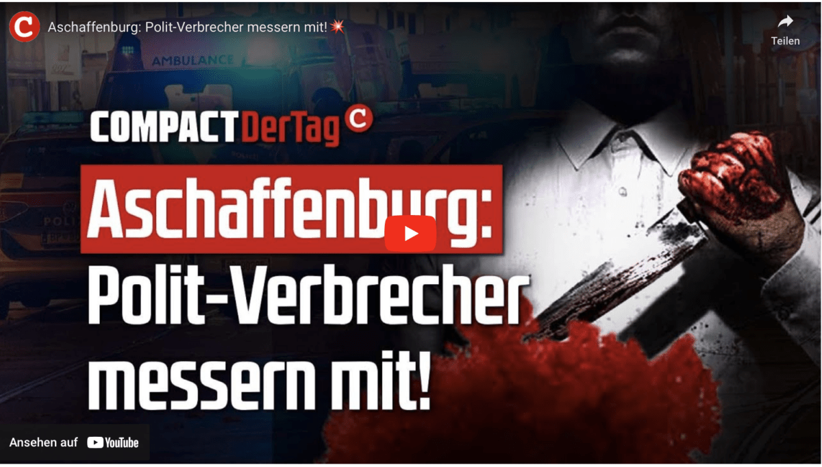 Aschaffenburg: Polit-Verbrecher messern mit!
