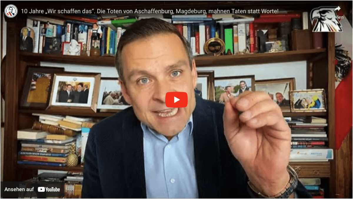 10 Jahre „Wir schaffen das“. Die Toten von Aschaffenburg, Magdeburg, mahnen Taten statt Worte!