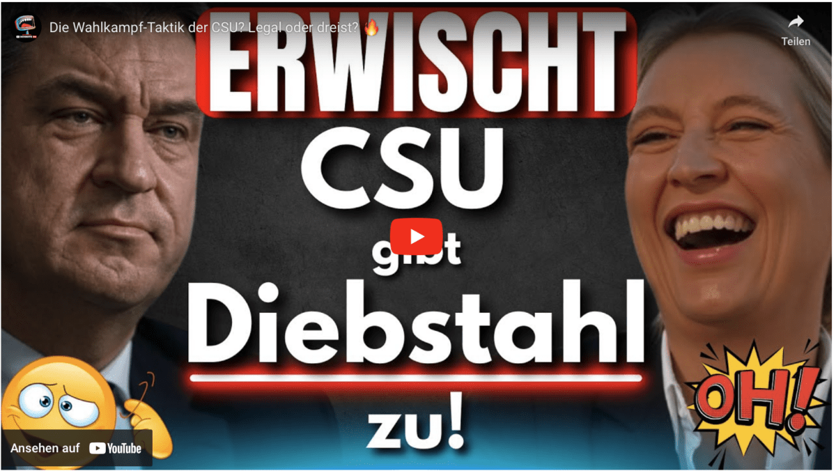 Die Wahlkampf-Taktik der CSU? Legal oder dreist? 