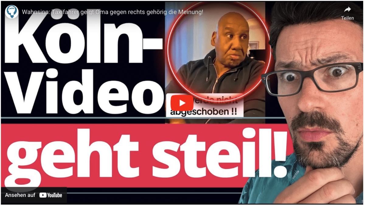 Wahnsinn: Taxifahrer geigt Oma gegen rechts gehörig die Meinung!