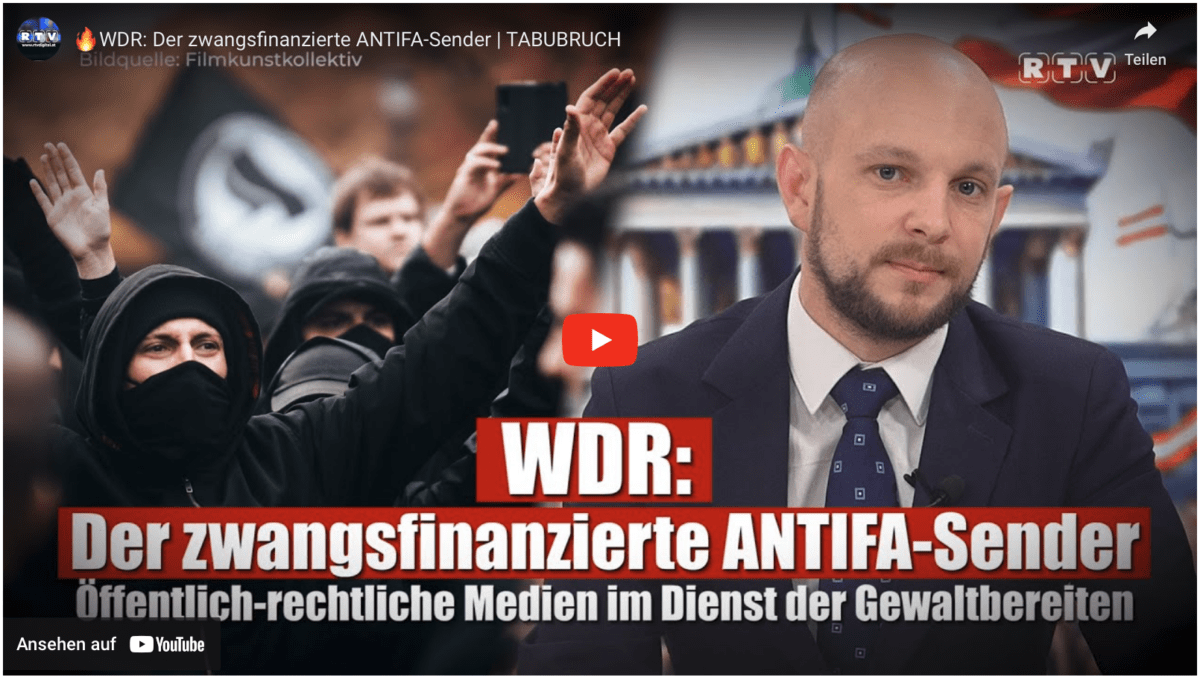 WDR: Der zwangsfinanzierte ANTIFA-Sender | TABUBRUCH