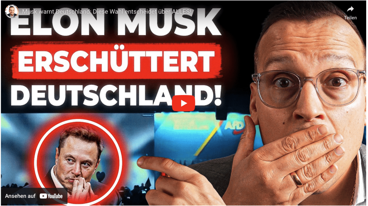 Musk warnt Deutschland: Diese Wahl entscheidet über ALLES!