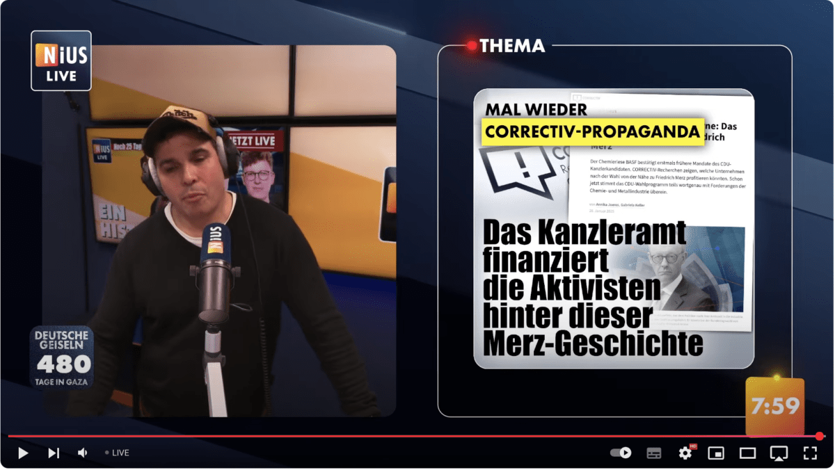 CDU, AfD und FDP gemeinsam – Wählt der Bundestag die Brandmauer ab? | NIUS Live am 29. Januar 2025