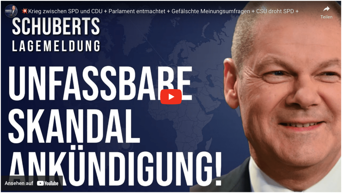 Krieg zwischen SPD und CDU + Parlament entmachtet + Gefälschte Meinungsumfragen + CSU droht SPD +