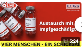 Vier Menschen ein Schicksal – Austausch mit Impfgeschädigte – 26.1.2025